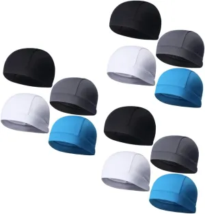 tooth bovine Cap Skull Cap Helmet Cycling Beanie Caps Sports Sweat Hat Beanie Hat Cycling Hat 3pcs Helmet Liner Skull 