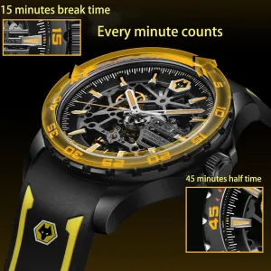 Top Brand Luxury Sports Double-Sided Hollow Mechanical Wristwatch for Man 815.92.1877Hk, Black, Modern Seagull Men's arbitrary thorn benign Mechanical Watch 2023 