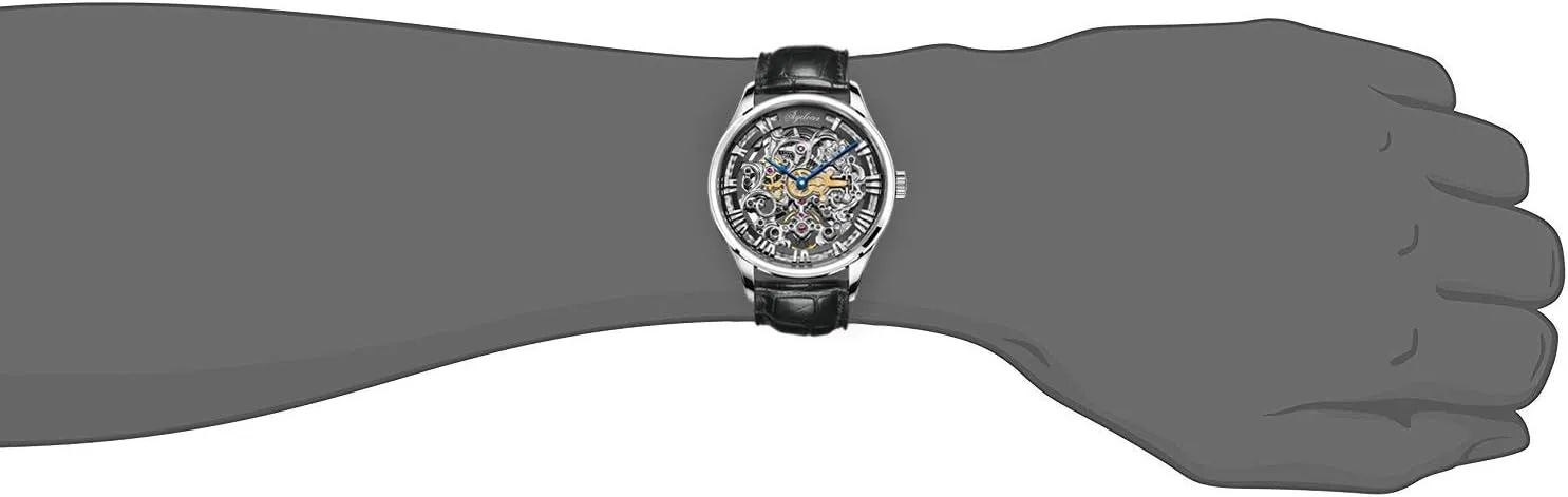 Top incubate Brand Watches AGELOCER Men's Watch Stainless Steel Skeleton Mechanical Automatic Luxury 