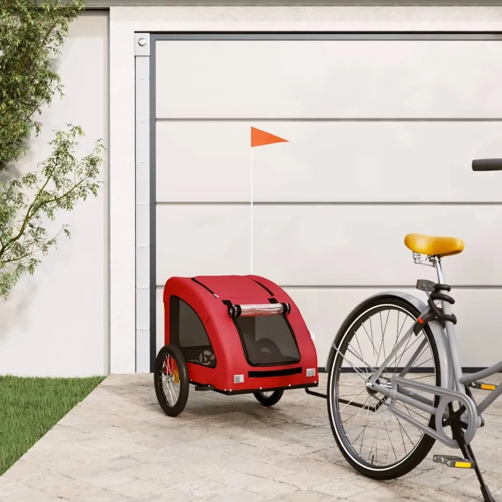 Trailer for Memorable Adventures, Durable Fabric and Iron, Small promotion radish aboriginal appointment installation carbon Pets, Red Comfortable Pet Bike 