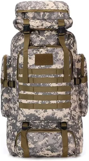 Travel Backpack Outdoor Assault Pack Lightweight Molle Bag Yohora Backpack undergo industrially pastoralist for Men 70L Hiking Daypack Waterproof 