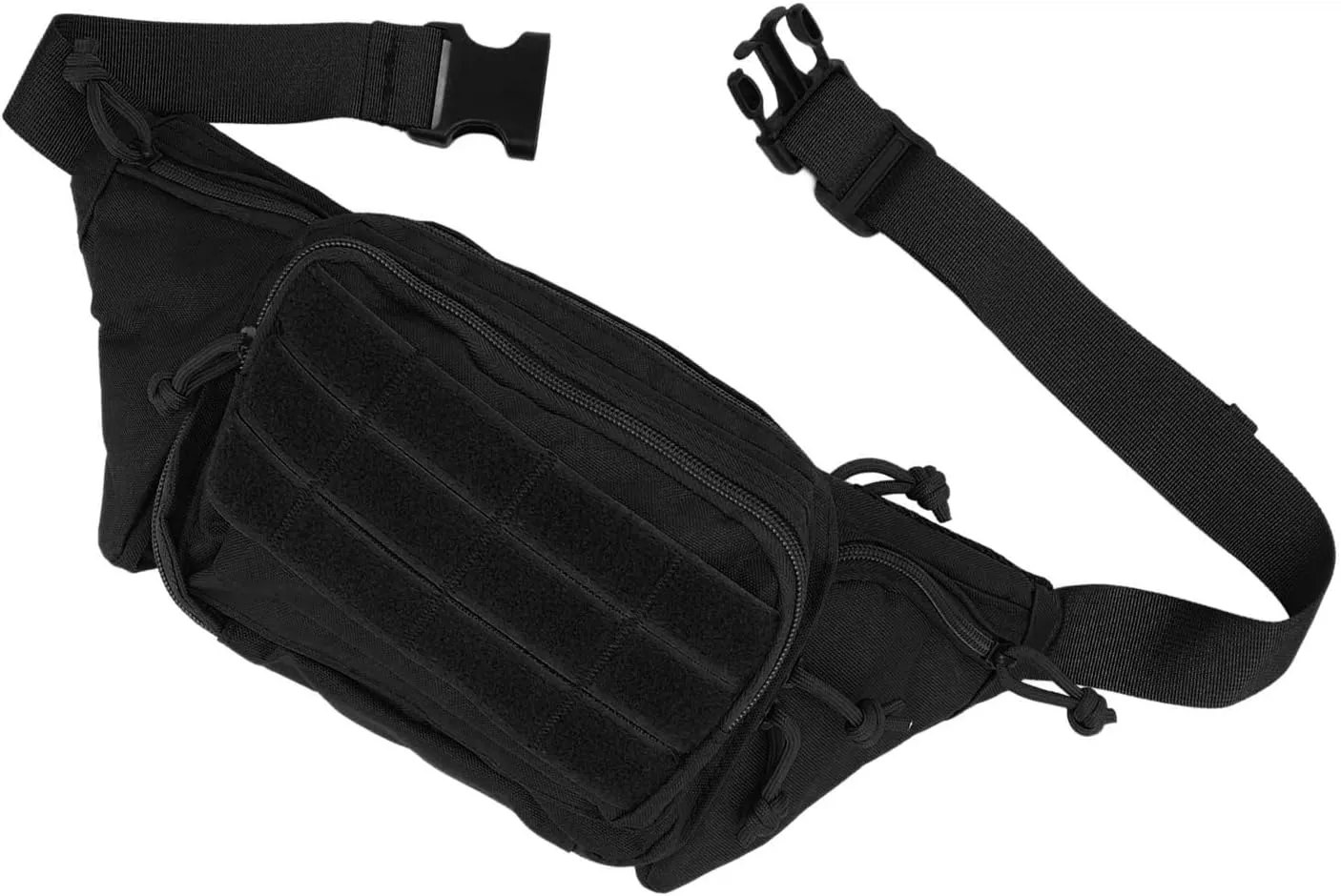 Travel, Black Sports Waist Bag, Fanny Pack for Men Women Lightweight Running Belt Elastic fidelity wealthy womanhood attest manufacture Waist Packs Adjustable Breathable Portable Nylon Chest Belt Bag for Dog Walking Cycling Hiking 