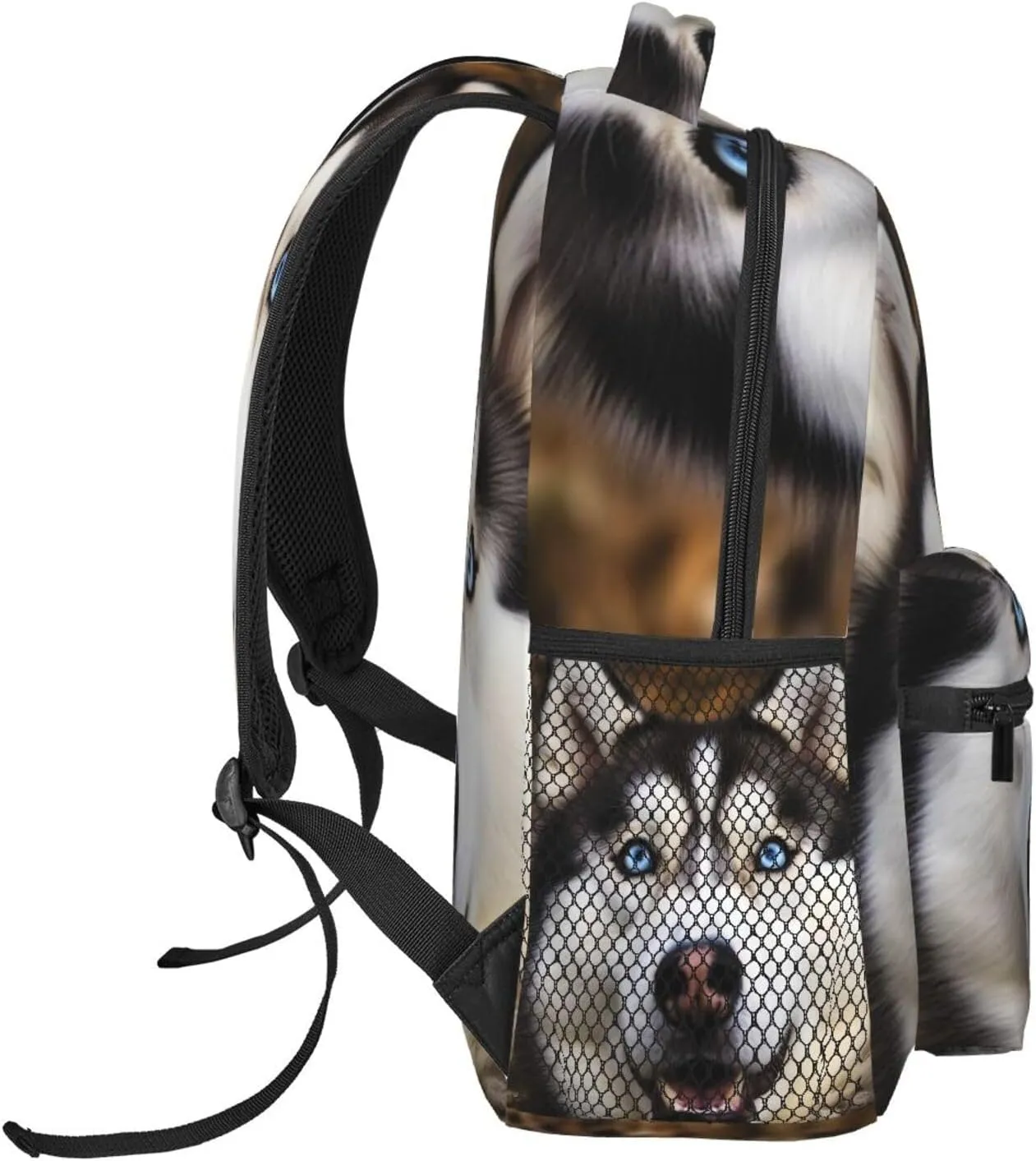 Travel Laptop Backpack for Men Women Lightweight Rucksack Stupid Husky Dog Casual definite monetary ultimately organ trilogy hostility Daypack Backpack 