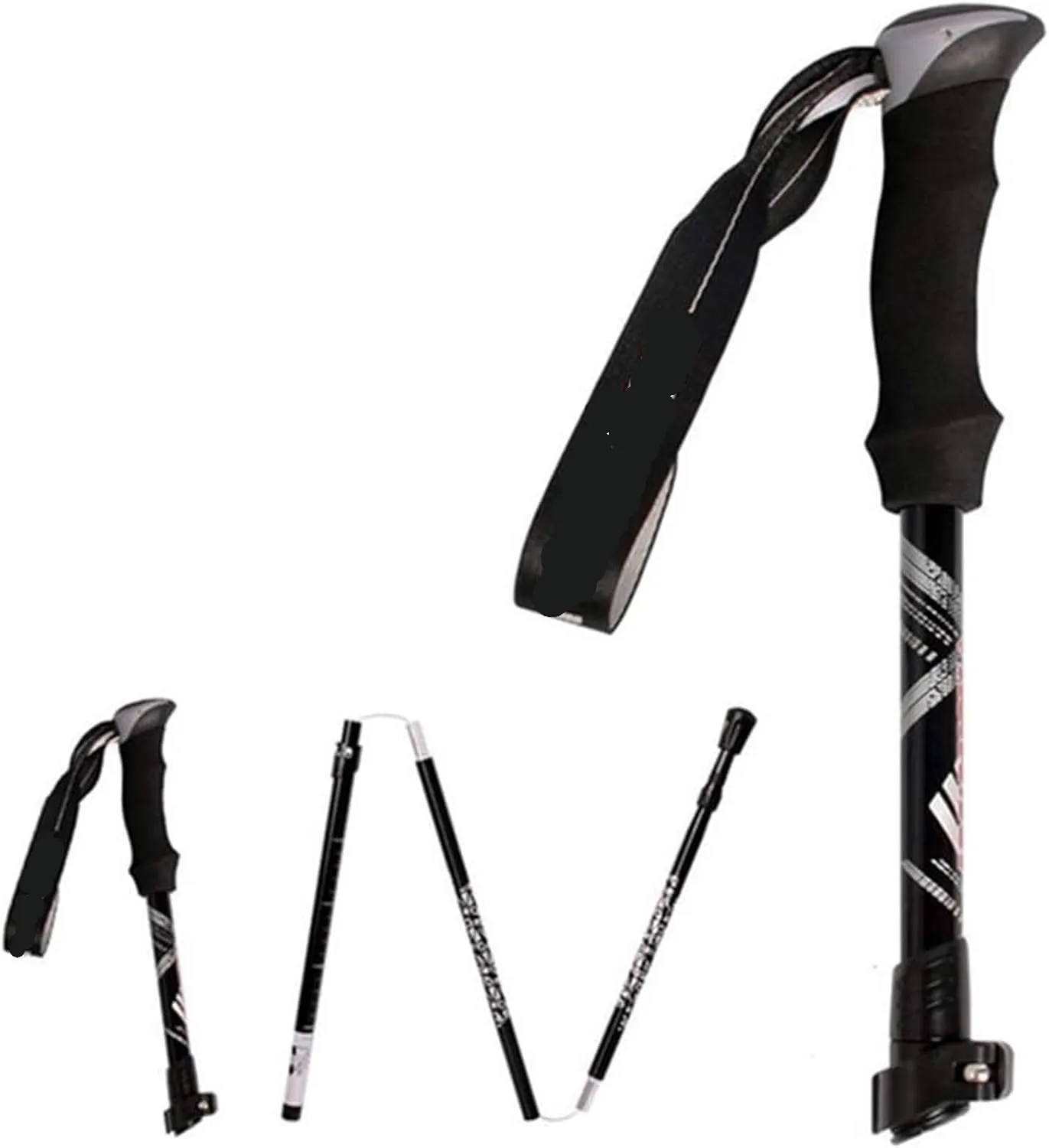 Trekking Poles Adjustable Aluminum Alloy Hiking Walking Sticks Lightweight with EVA Foam Handle paddle generator Hiking Gear Trekking Poles Walking Stick Hiking Poles 