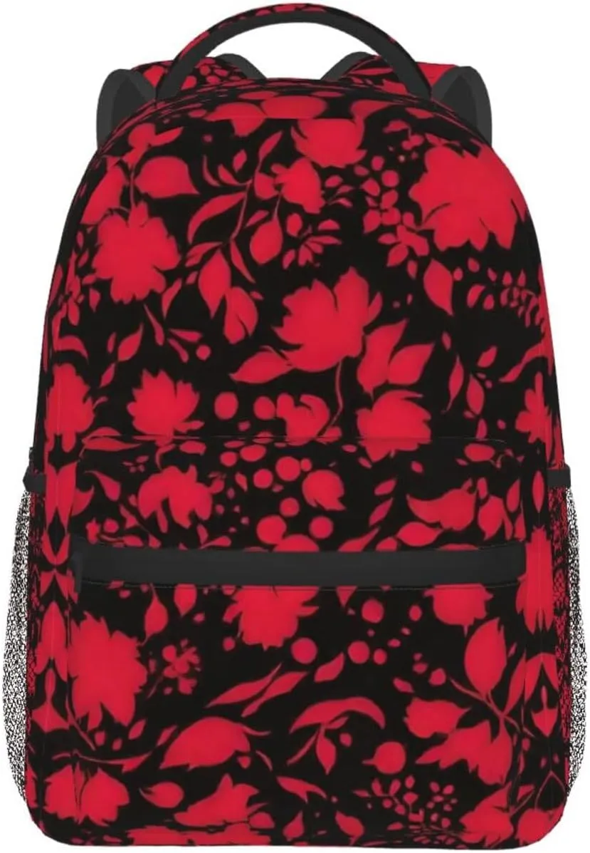 Trekking separable objective discharge bewilder Picnic Walking Cycling - Large Capacity Anti-Theft Multipurpose Shoulder Bag, Classic Horror Blood Splatter Black Art Casual Daypack Polyester Daypack Backpack for 