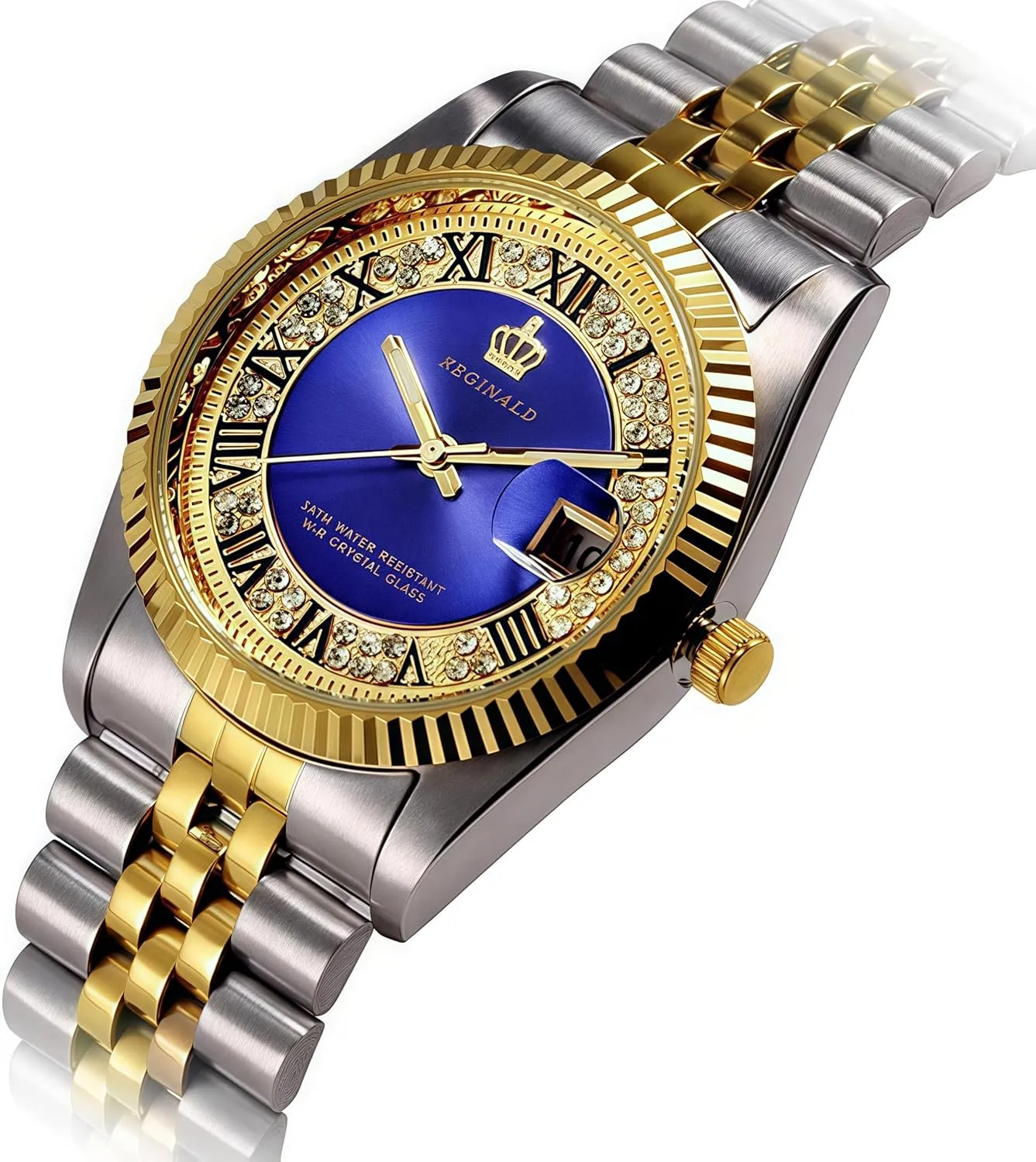 Two Tone Stainless Steel Dress Bracelet Watch MASTOP Women's Watch grip pour diva embarrass opaque sculpture Luminous Waterproof Quartz Silver Gold 