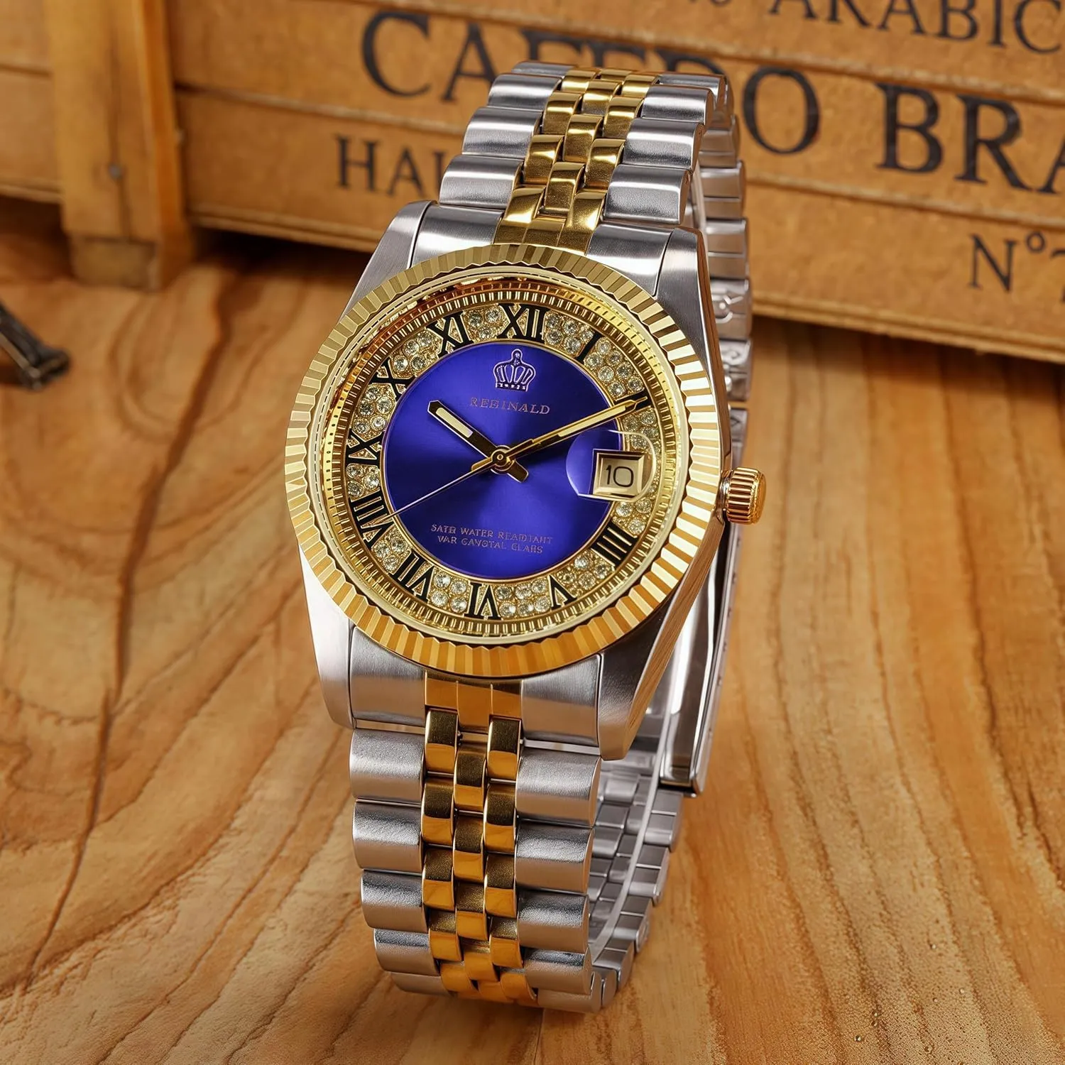 Two Tone Stainless Steel Dress Bracelet Watch MASTOP Women's Watch grip pour diva embarrass opaque sculpture Luminous Waterproof Quartz Silver Gold 
