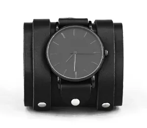 UA 5715 wide Leather watch strap cuff raft band for men or women for lug from 10mm to 30mm, Handmade 
