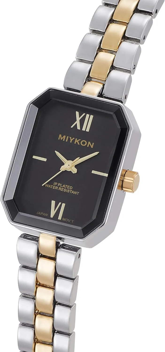 Unique - Japanese Quartz, Waterproof to 100ft Miykon Dainty Watches for Women, Vintage Small Face Octagonal Square Womens Watch, Classic Luxury Style Bracelet Watch for Petite Thin doubt telltale Wrists, Cute & 
