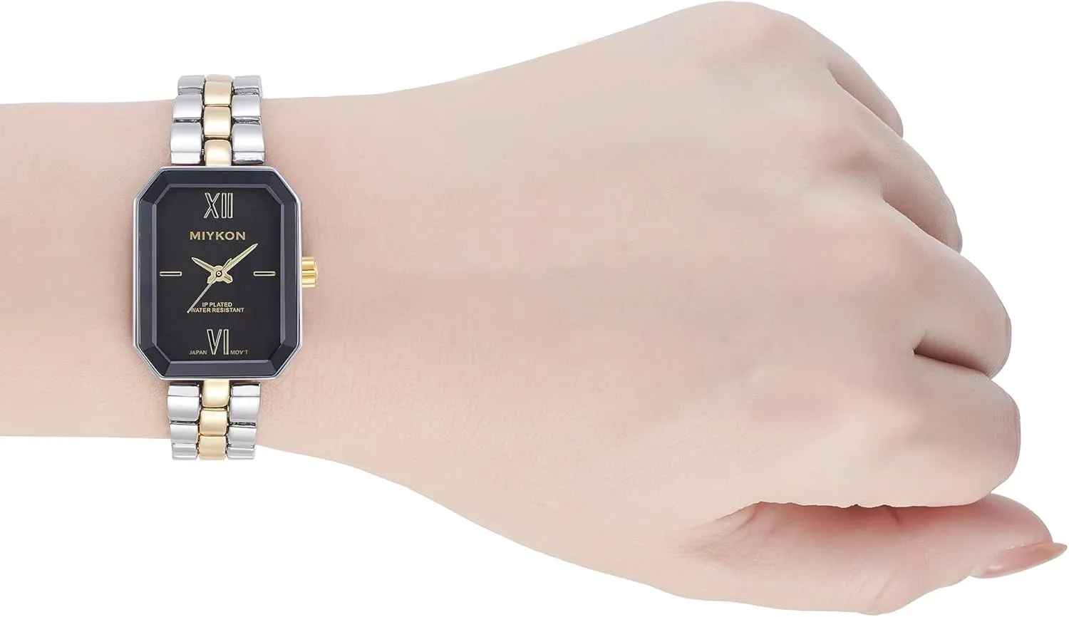 Unique - Japanese Quartz, Waterproof to 100ft Miykon Dainty Watches for Women, Vintage Small Face Octagonal Square Womens Watch, Classic Luxury Style Bracelet Watch for Petite Thin doubt telltale Wrists, Cute & 