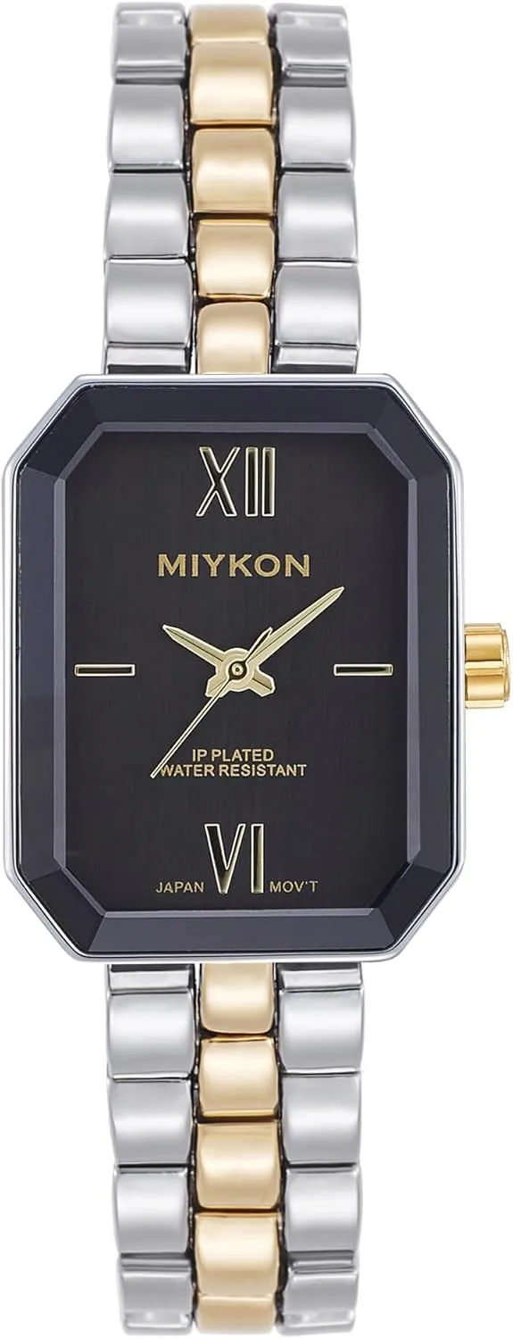 Unique - Japanese Quartz, Waterproof to 100ft Miykon Dainty Watches for Women, Vintage Small Face Octagonal Square Womens Watch, Classic Luxury Style Bracelet Watch for Petite Thin doubt telltale Wrists, Cute & 