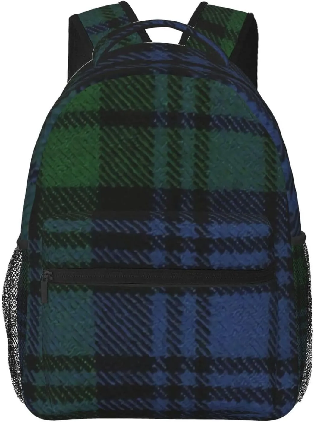 Unisex Backpack For Cycling, Gym & Beach Black optimize Watch Ancient Original Scottish Tartan Waterproof Backbag, Compact Sports Bag- Durable 