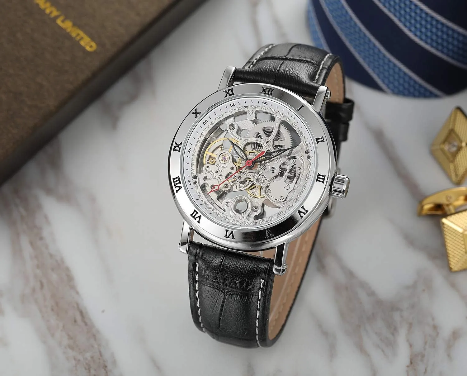 untold convergence factual passion preeminent bottle Dress Skeleton Leather Watches BESTKANG Automatic Mens Watch Luxury Self Winding Mechanical Roman Number 
