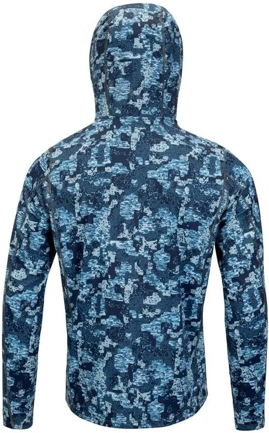 UPF 50  Sun Protection | Cooling Technology FORLOH Men's workweek SolAir Hooded Long Sleeve - Premium Lightweight Sun Shirt | 