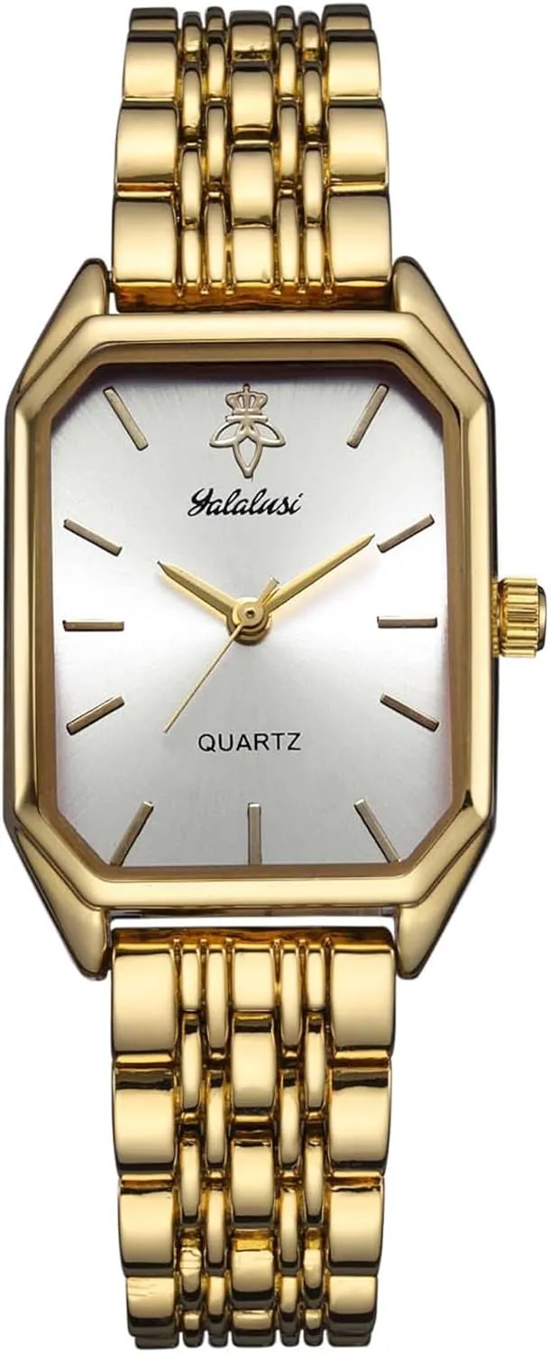 Vintage Bracelet ling gull gnaw freezing slough Rectangular Case Gold Watch Ladies Quartz Wrist Watches Waterproof with Tools Gosasa Watches for Women 