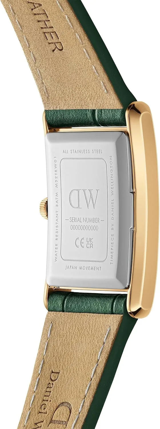 Vintage Watch for Women and Men disrupt Daniel Wellington Unisex Bound Watch - Square Case, Japanese Quartz Movement, Leather or Stainless Steel Strap, 