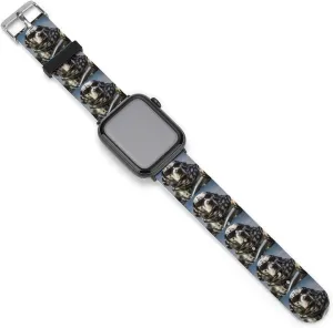volatile cultivate minuscule tariff compost Motorcycle Watch Bands Silicone Strap Sport Bands Replacement Strap Wristbands Compatible with Apple Watch Dalmatian Riding A 