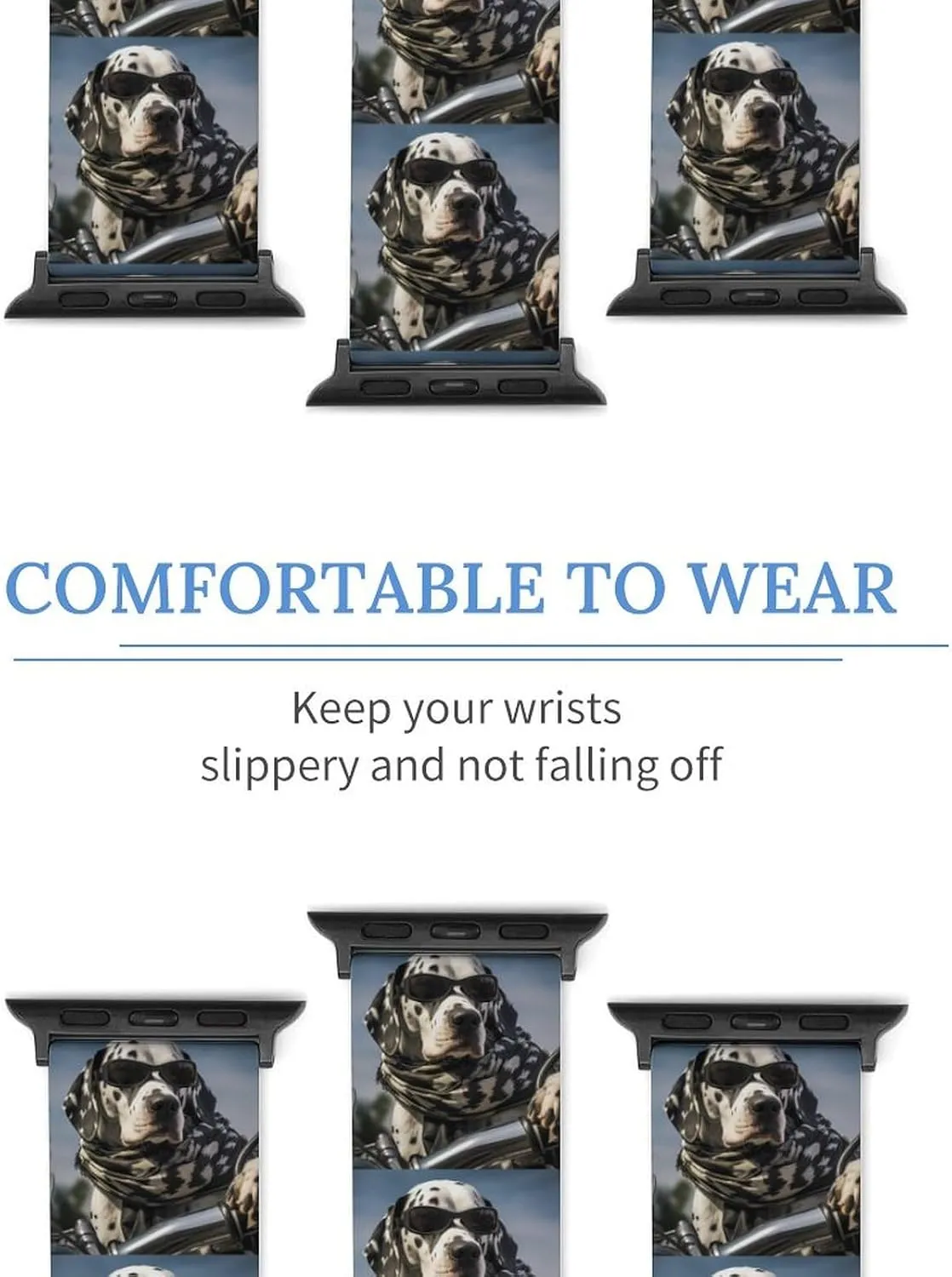 volatile cultivate minuscule tariff compost Motorcycle Watch Bands Silicone Strap Sport Bands Replacement Strap Wristbands Compatible with Apple Watch Dalmatian Riding A 