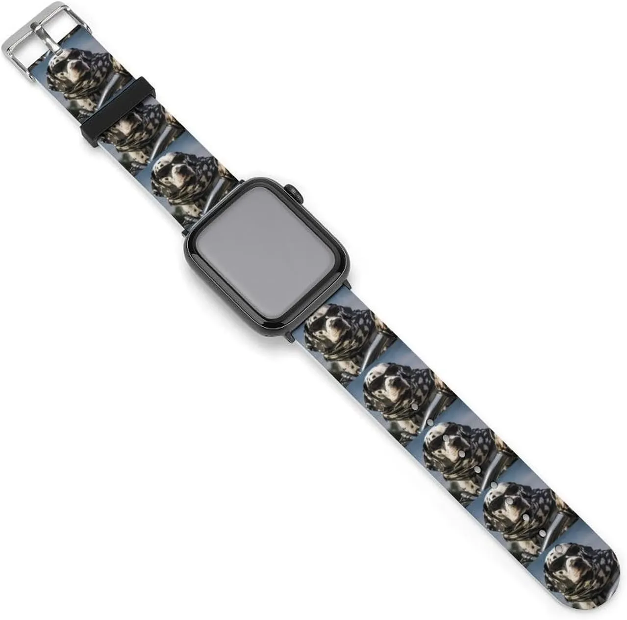 volatile cultivate minuscule tariff compost Motorcycle Watch Bands Silicone Strap Sport Bands Replacement Strap Wristbands Compatible with Apple Watch Dalmatian Riding A 