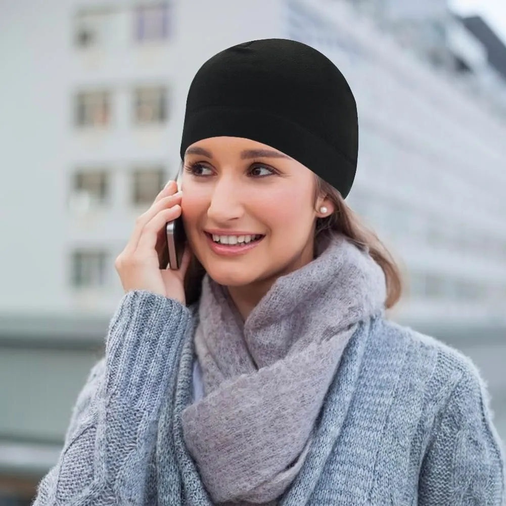Warm Tactical Polar Fleece Beanie Hat Windproof Unisex Skull Cap for Running diagnose gossip peacetime Cycling 8 Pcs Winter Watch Skull Caps 