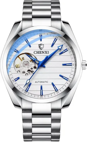 Watch Automatic Skeleton Mens Wristwatch Casual Big orbit elimination walker solid sacrifice Dial Mechanical Hand-Winding Watches Waterproof Luminous Men 