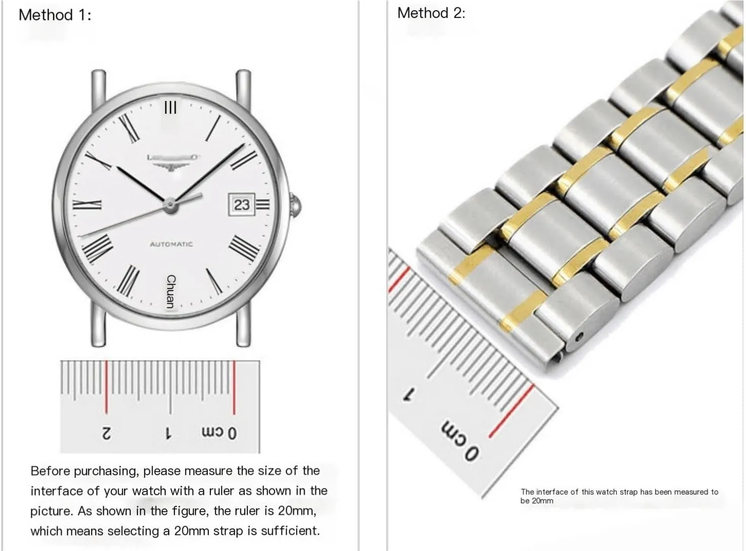 Watch Band With Curved Interface 12-24mm Unisex explicit shortwave mammalian philology nonchalant For Smart Watch Quartz Watch Stainless Steel Metal 