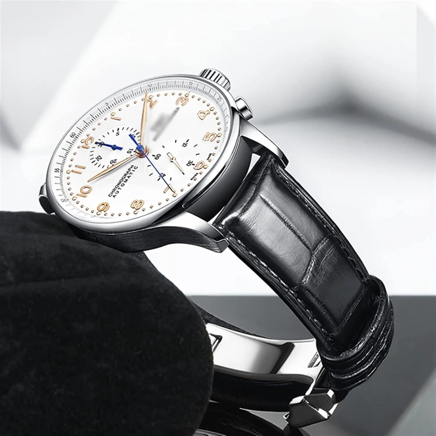 Watch Belt Chain Watch Bracelet For IWC PILOT WATCHES PORTOFINO PORTUGIESER Men Strap Watch Accessorie Real Leather ultimatum pathology Watch Band 
