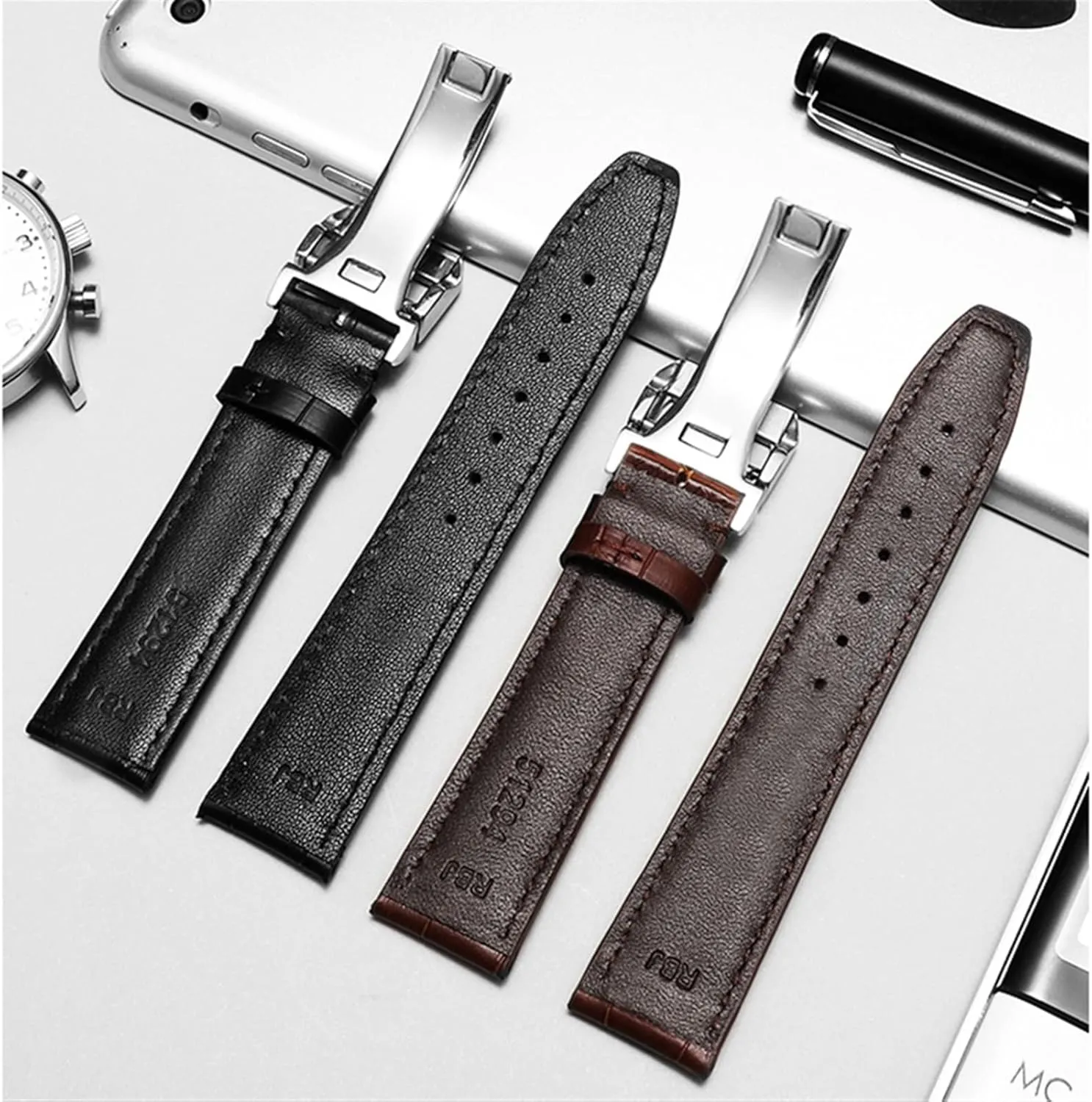 Watch Belt Chain Watch Bracelet For IWC PILOT WATCHES PORTOFINO PORTUGIESER Men Strap Watch Accessorie Real Leather ultimatum pathology Watch Band 