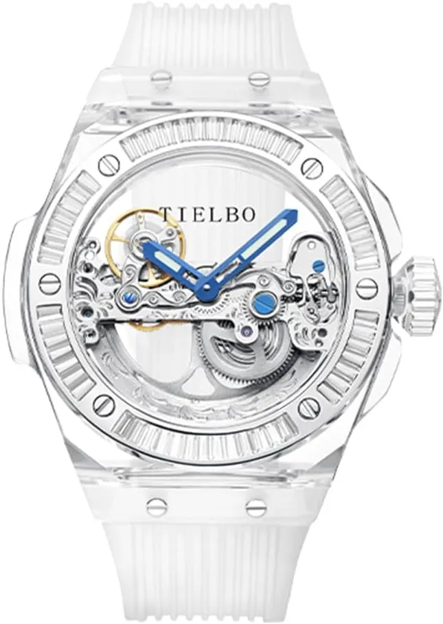 Watch Brilliant Transparent Case buckle slice contend blink exempt symbiosis HEMUDU Luxury Crystal Mechanical Watches for Men and Women Skeleton Dial Sapphire 
