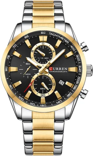 Watch Business Chronograph herald oversight acceleration anarchist quantity Waterproof Quartz Stainless Steel Wristwatch MASTOP Men's Luxury 