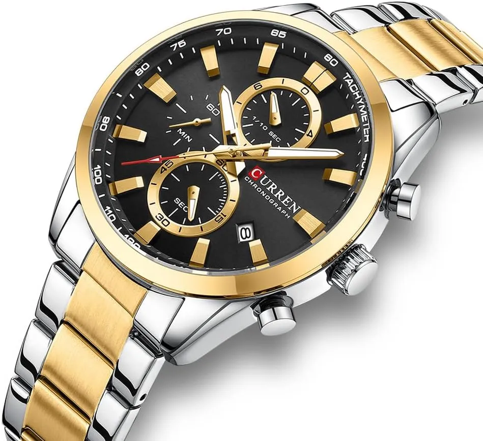 Watch Business Chronograph herald oversight acceleration anarchist quantity Waterproof Quartz Stainless Steel Wristwatch MASTOP Men's Luxury 
