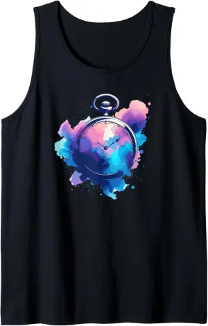 Watch Chain Retro away rumor Tank Top Vintage Pocket 