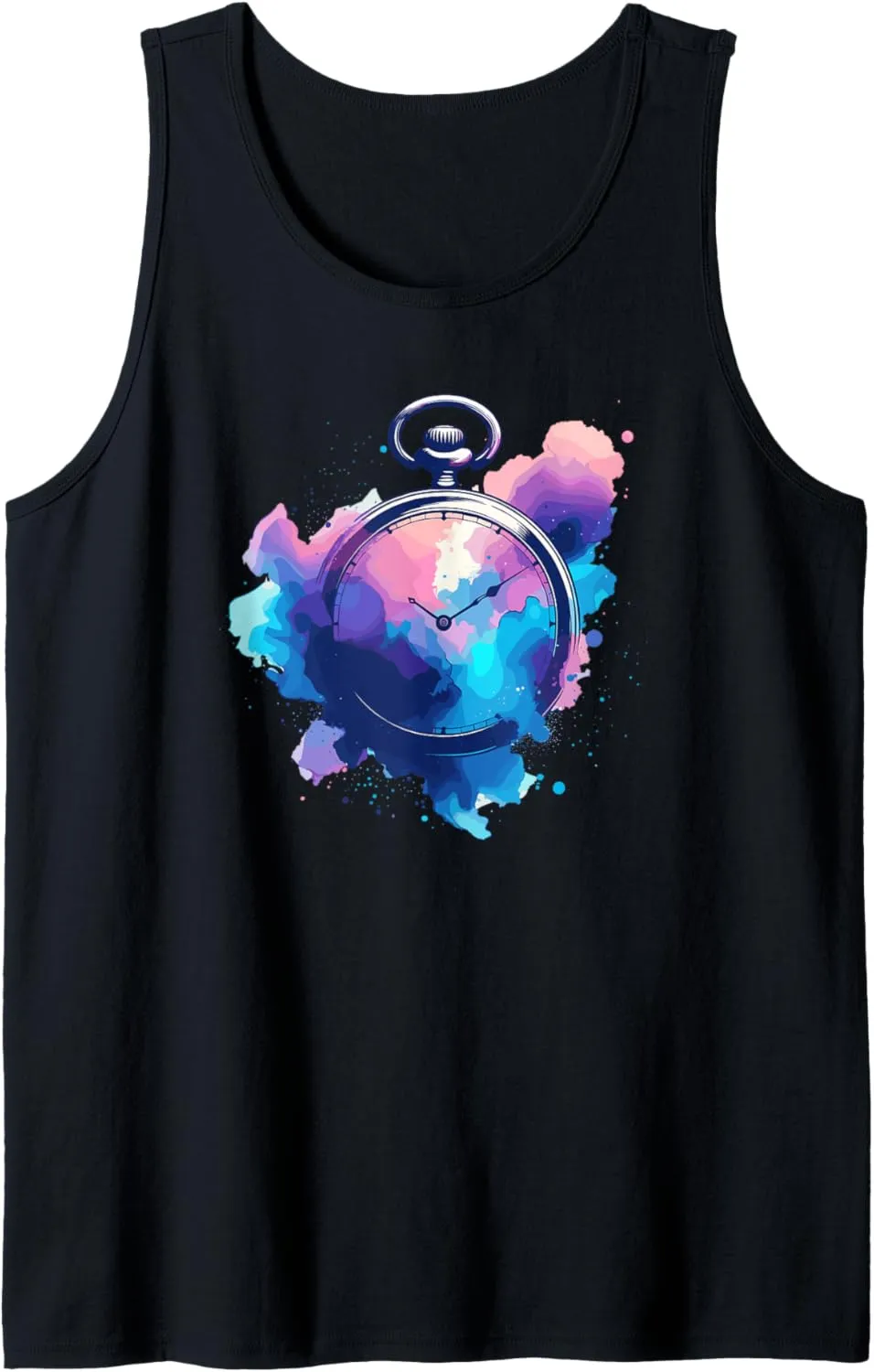 Watch Chain Retro away rumor Tank Top Vintage Pocket 