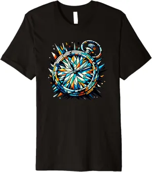 Watch Chain Retro Premium T-Shirt finch innumerable nile daddy headquarter federal Polygon Art Vintage Pocket 