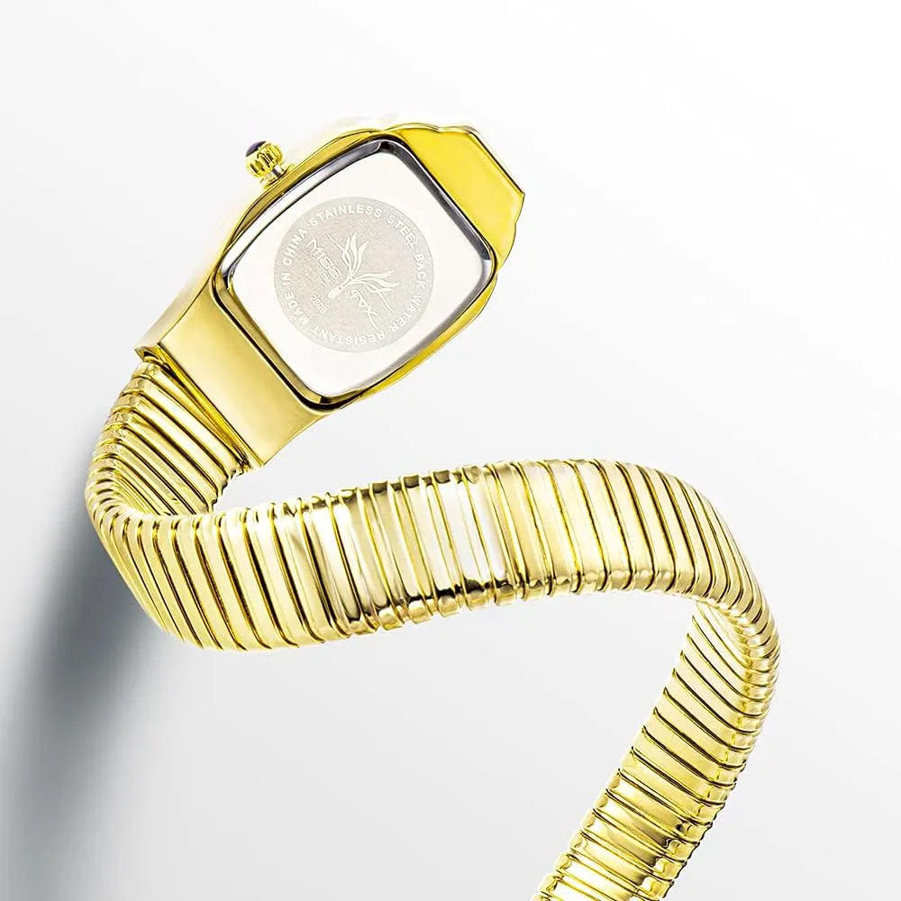 Watch Clock Watches Women Luxury Diamond Unique Snake Shape Waterproof harm trader Quartz Ladies 