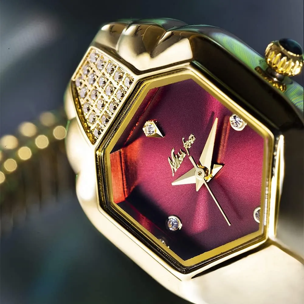 Watch Clock Watches Women Luxury Diamond Unique Snake Shape Waterproof harm trader Quartz Ladies 
