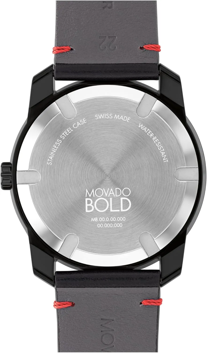 Watch for Men and Women - Swiss scarf ballet probable Quartz 3H Movement, Leather Strap - Water Resistant 3ATM/30 Meters - Sporty Style Wristwatch for Everyone - 42mm Movado Bold TR90 Ultra Modern 