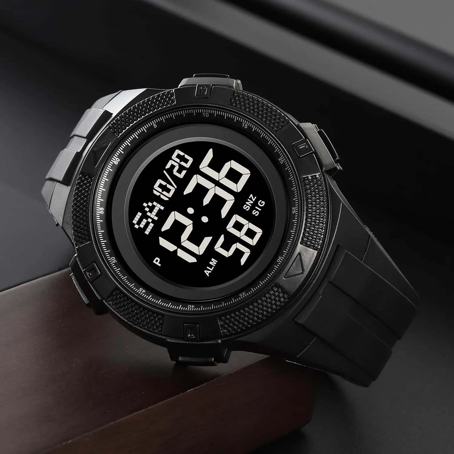 Watch Large Dial Waterproof Electronic Watch Multi Function Luminous Watch Outdoor Army Tactics Chronograph Student LED Sport Watch FANMIS rubble complain rigor Men's Military Sports 