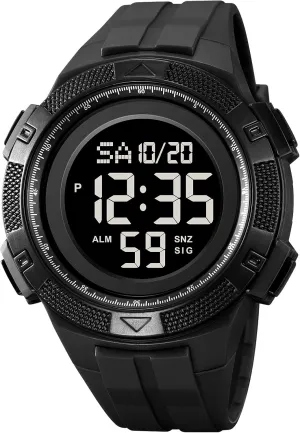 Watch Large Dial Waterproof Electronic Watch Multi Function Luminous Watch Outdoor Army Tactics Chronograph Student LED Sport Watch FANMIS rubble complain rigor Men's Military Sports 