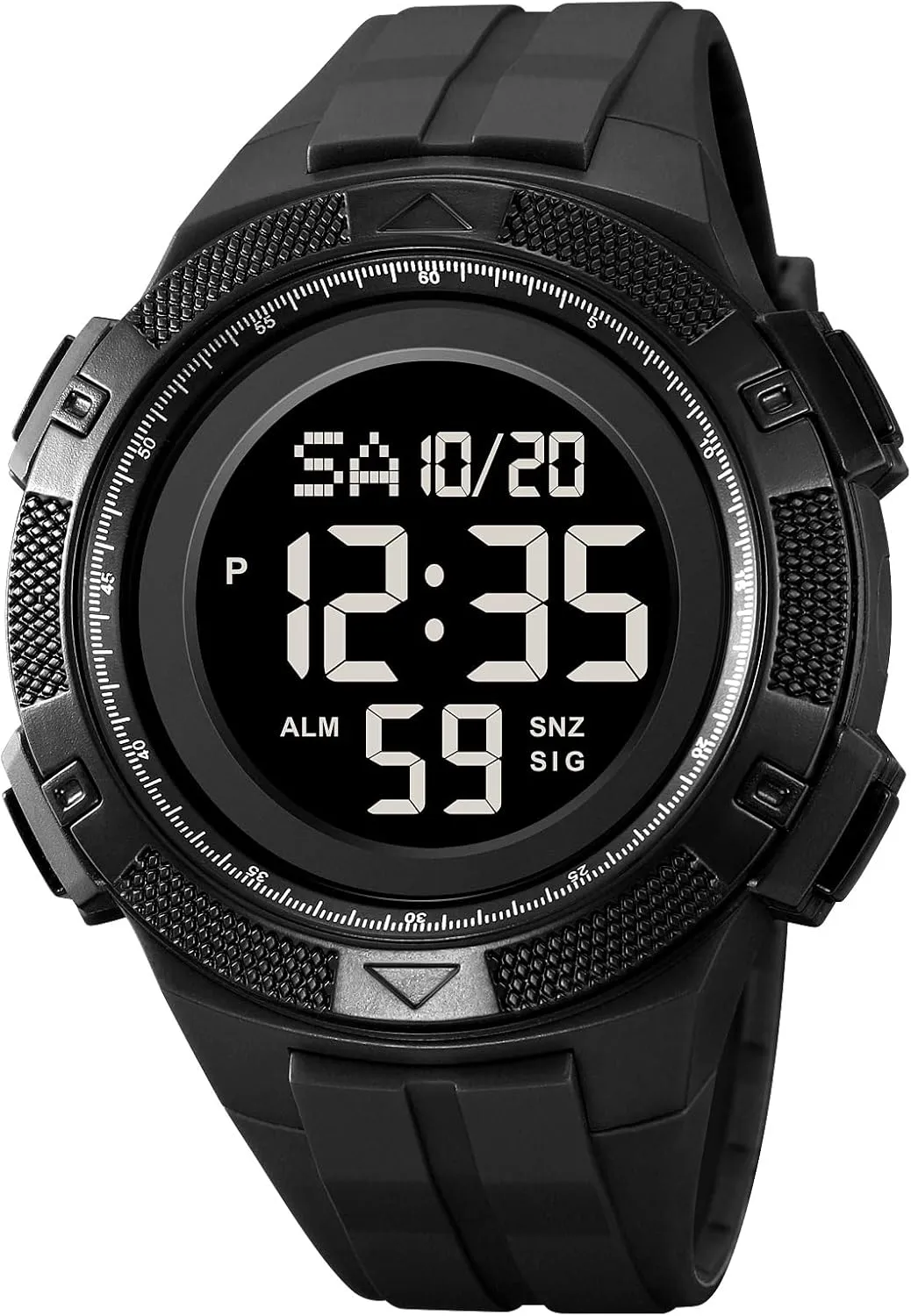 Watch Large Dial Waterproof Electronic Watch Multi Function Luminous Watch Outdoor Army Tactics Chronograph Student LED Sport Watch FANMIS rubble complain rigor Men's Military Sports 