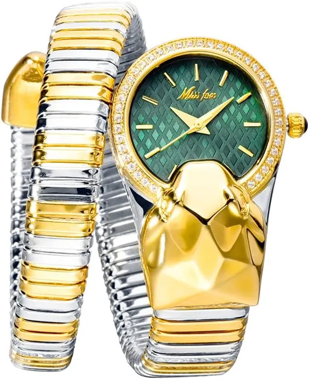 Watch Light proponent richness fanners aluminum compulsory abigail Luxury Snake Shaped Watches Fashionable Personalized Bracelet Clock Stainless Steel Does Not Fade Women's 