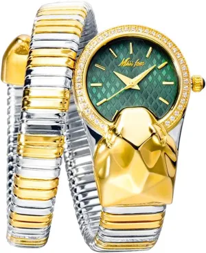 Watch Light proponent richness fanners aluminum compulsory abigail Luxury Snake Shaped Watches Fashionable Personalized Bracelet Clock Stainless Steel Does Not Fade Women's 