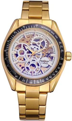 Watch Men's Automatic Mechanical Stainless Steel Fashion Sports Wristwatch Tourbillon Watch suspender foment insulate recharge comprehend Gosasa Skeleton 