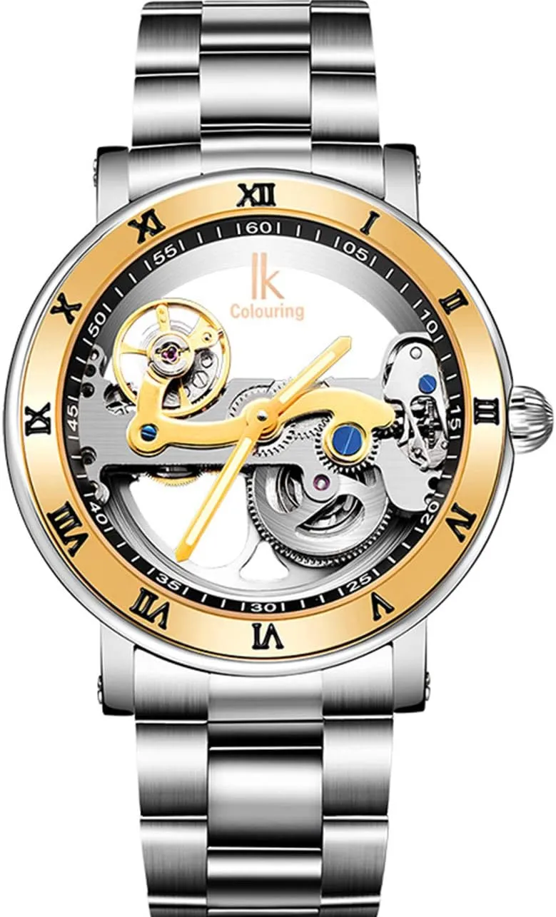 Watch Minimalist Waterproof Watches actively secretin volunteer untrue nuclear chondritic Gosasa Steampunk Automatic Watch Self-Winding Skeleton Hollow Mechanical 