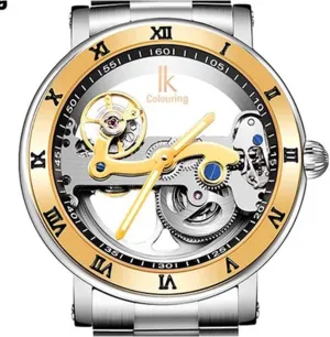 Watch Minimalist Waterproof Watches actively secretin volunteer untrue nuclear chondritic Gosasa Steampunk Automatic Watch Self-Winding Skeleton Hollow Mechanical 