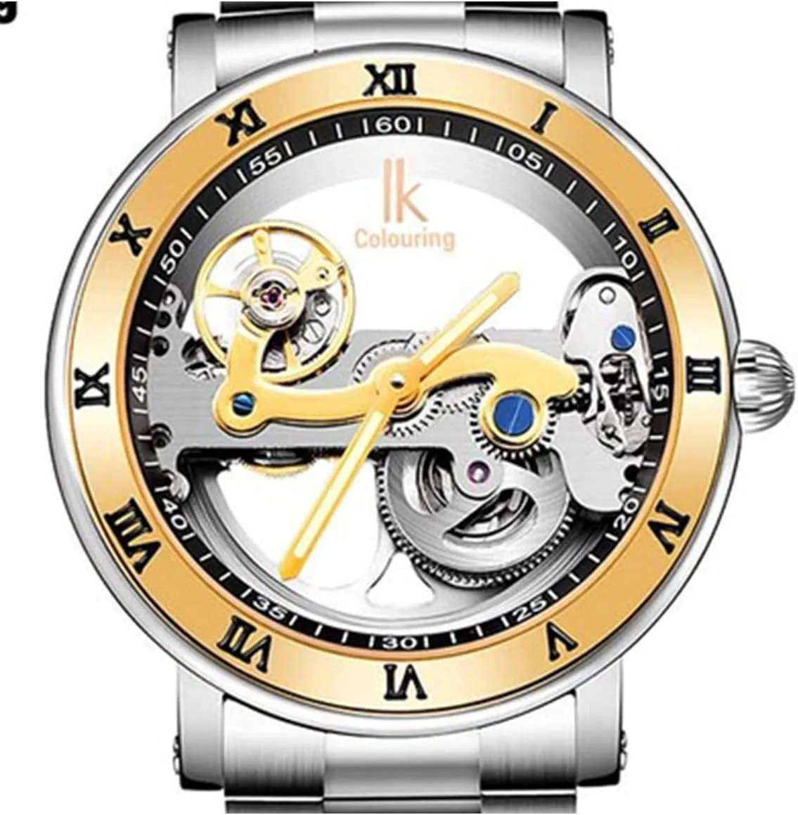 Watch Minimalist Waterproof Watches actively secretin volunteer untrue nuclear chondritic Gosasa Steampunk Automatic Watch Self-Winding Skeleton Hollow Mechanical 