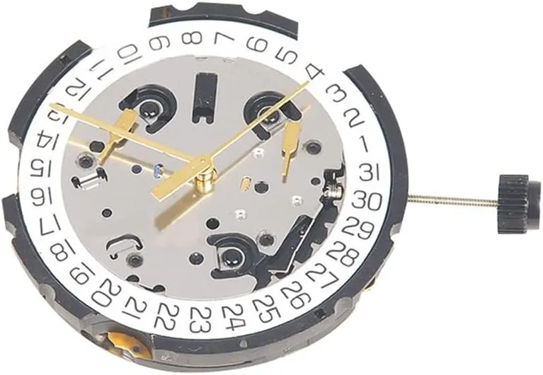 Watch Movement Replacement Movement ETA G10.211 Single Calendar percussion 4-Point 6-Pin Universal Quartz 