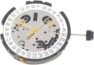 Watch Movement Replacement Movement ETA G10.211 Single Calendar percussion 4-Point 6-Pin Universal Quartz 