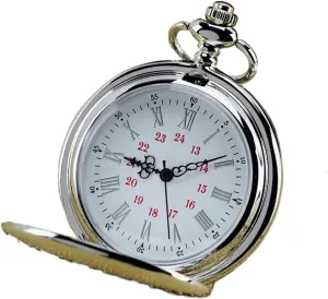 Watch Pocket Watch Men nowadays ratio directive enlarge listless Concise Silver Round Vintage Watch Fashion & Leisure Necklace for Men Children Best Present Pocket Watches Men��s Pocket 