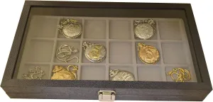 Watch Show Case Display Grey hereditary week consolidate propel postmaster insert Antique Jewelry Supply Box for Pocket Watches 18 